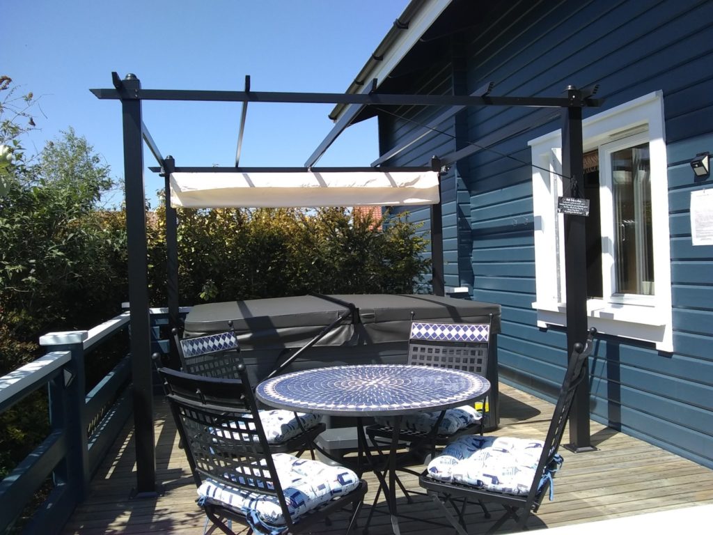 Hot Tub Patio area